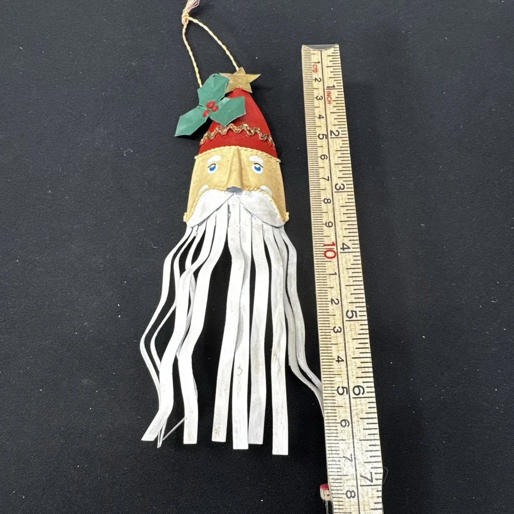 Metal‎ Santa Christmas Ornament